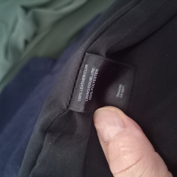 Robert Rodriguez Charcoal Leather Straight Leg Pants - Picture 8 of 10